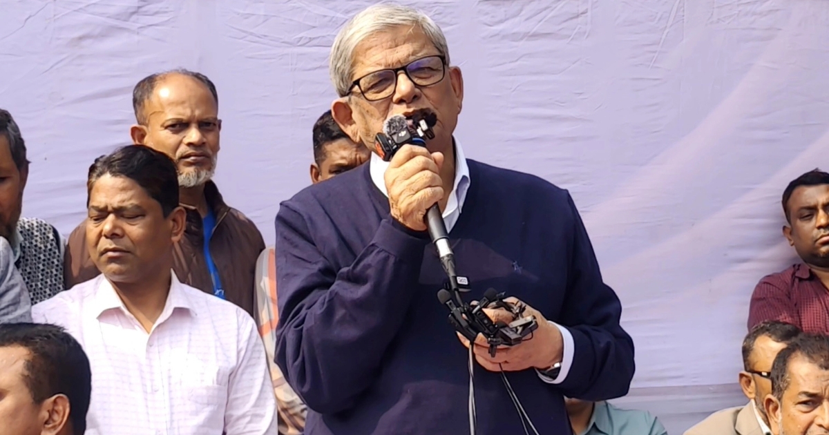 সুষ্ঠু নির্বাচন হলে ভূমিধস জয় পাবে বিএনপি : মির্জা ফখরুল