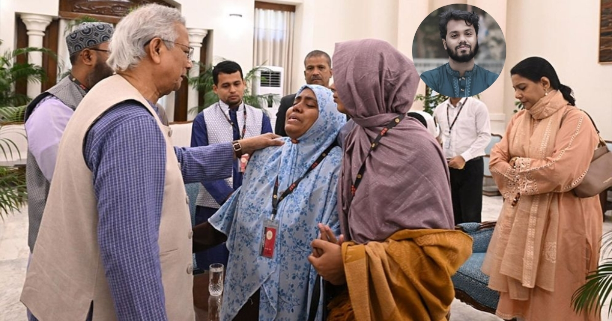 লালমাটিয়ায় ওসমান হাদির পরিবারকে ফ্ল্যাটের দলিল-চাবি বুঝিয়ে দিলেন প্রধান উপদেষ্টা