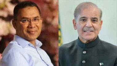 তারেক রহমানকে অভিনন্দন জানালেন শাহবাজ শরিফ
