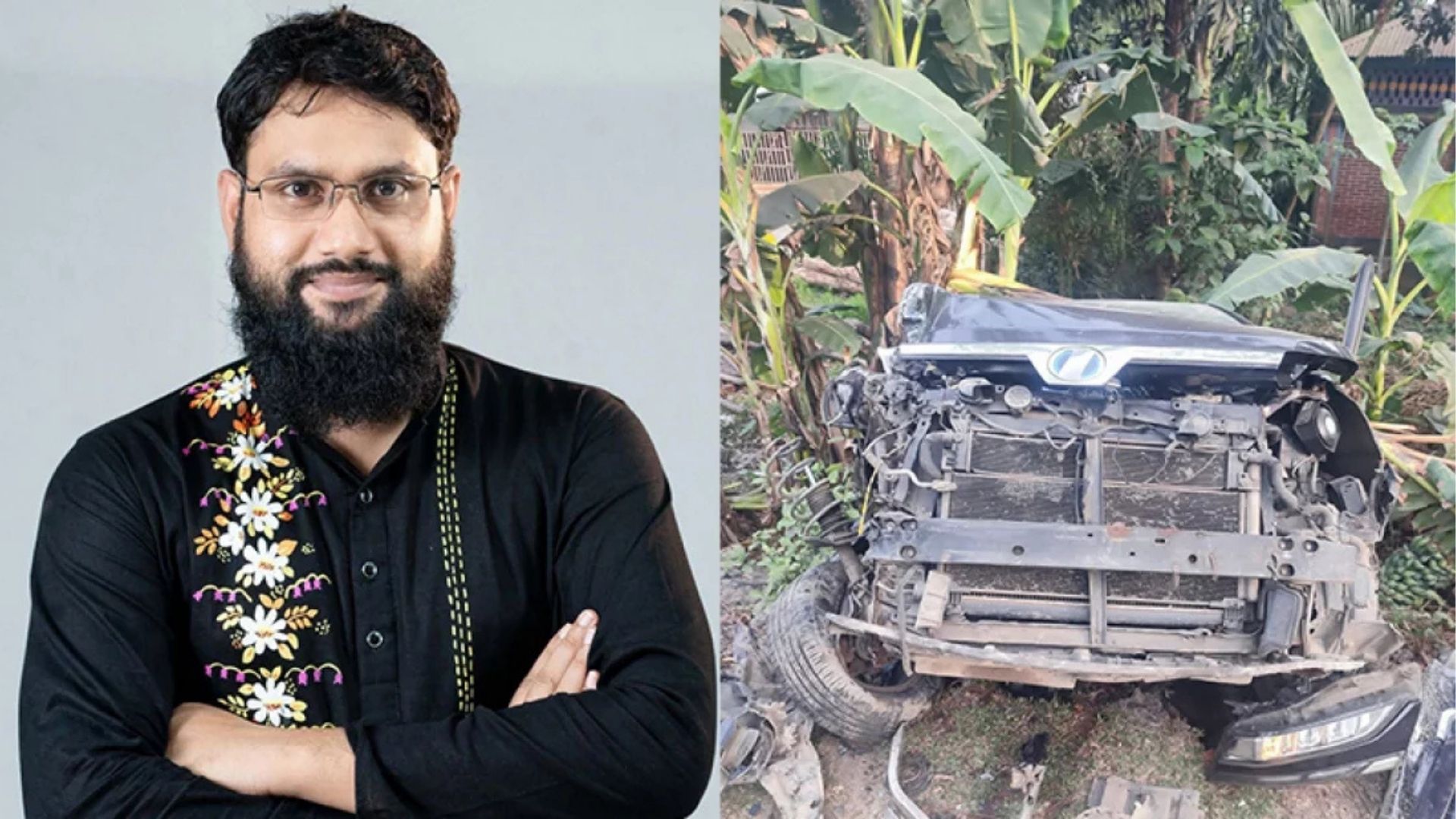 সড়ক দুর্ঘটনার কবলে এনসিপির কুড়িগ্রামের এমপি মুজাহিদ