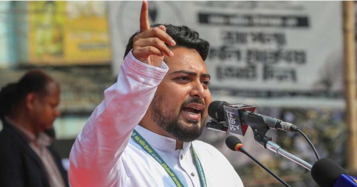 ক্ষমতার আসার পর বর্তমান বিএনপির সরকার জনগণের রক্তের কথা ভুলে গেছে : নাহিদ