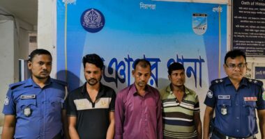 ভূঞাপুরে ৩ মাদক কারবারি অটক