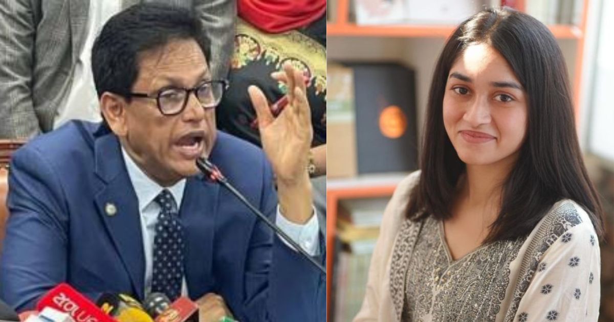 শিক্ষামন্ত্রীকে ভাষা ঠিক করতে বললেন জুলাইযোদ্ধা মেহনাজ