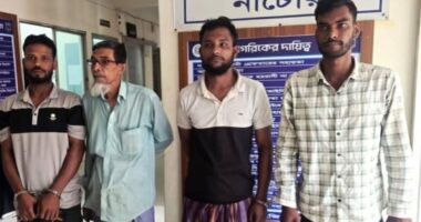 নাটোরে ডিবি পুলিশের অভিযান ১৮ টি চোরাই সাইকেল ও চোরচক্রের ৪ সদস্য গ্রেফতার