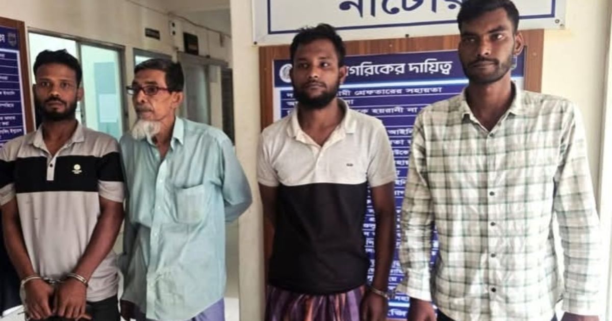 নাটোরে ডিবি পুলিশের অভিযান ১৮ টি চোরাই সাইকেল ও চোরচক্রের ৪ সদস্য গ্রেফতার