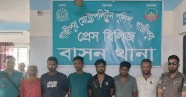 বাসন থানার বিশেষ অভিযানে ৬ আসামি গ্রেফতার, আদালতে প্রেরণ
