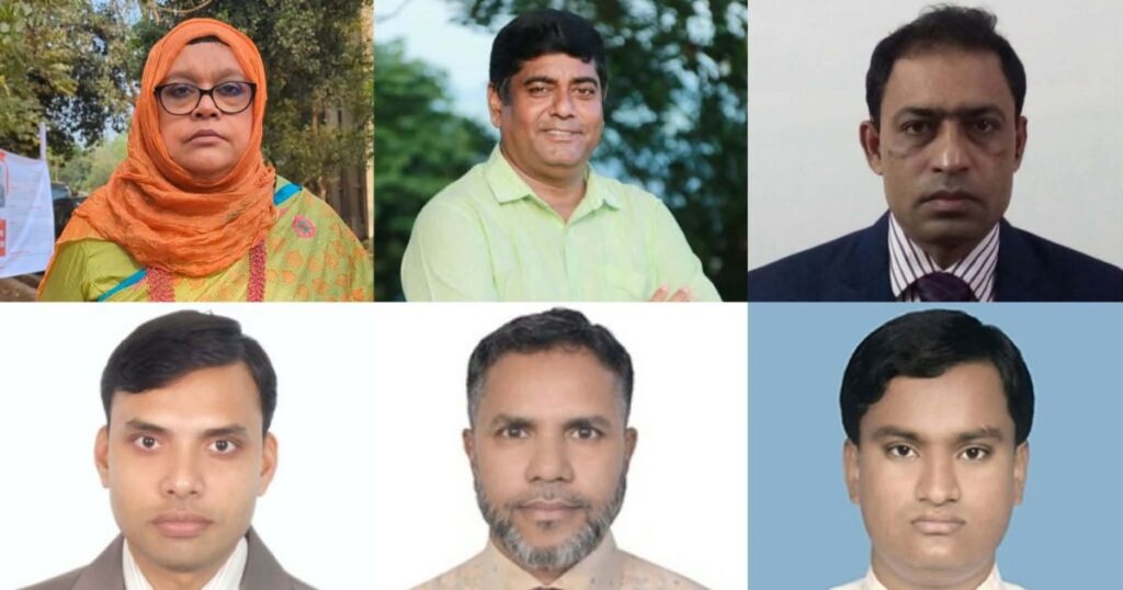 কুবিতে ছয় অনুষদে নতুন ডিন নিয়োগ