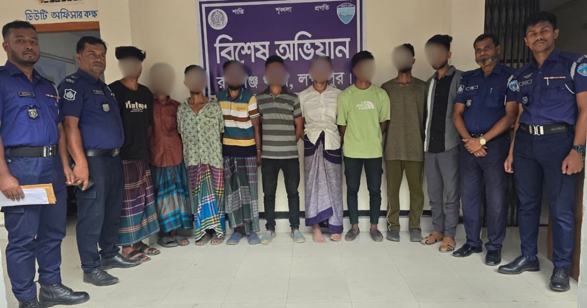 রামগঞ্জে ২০০ পিস ইয়াবা ও গাঁজাসহ ৬ মাদক কারবারি গ্রেফতার
