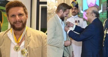 পাকিস্তানের দ্বিতীয় সর্বোচ্চ বেসামরিক পদক ‘হিলাল-ই-ইমতিয়াজ’ সম্মানে ভূষিত শহীদ আফ্রিদি