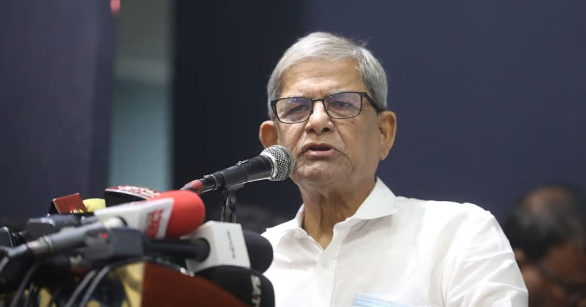 দেশের স্বার্থ বিনষ্ট করে কোনো চুক্তি করবে না সরকার: মির্জা ফখরুল