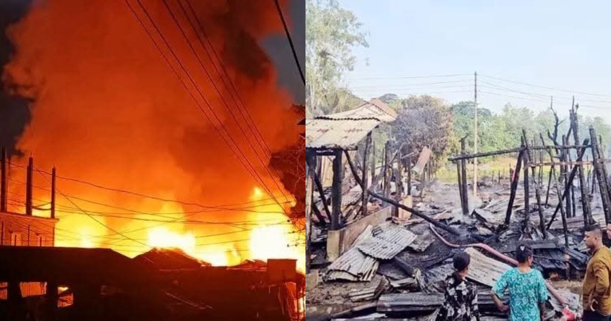 বান্দরবানের বাঘমারা বাজারে ভয়াবহ অগ্নিকাণ্ড, নিঃস্ব অর্ধশতাধিক পরিবার ও ব্যবসা প্রতিষ্ঠান