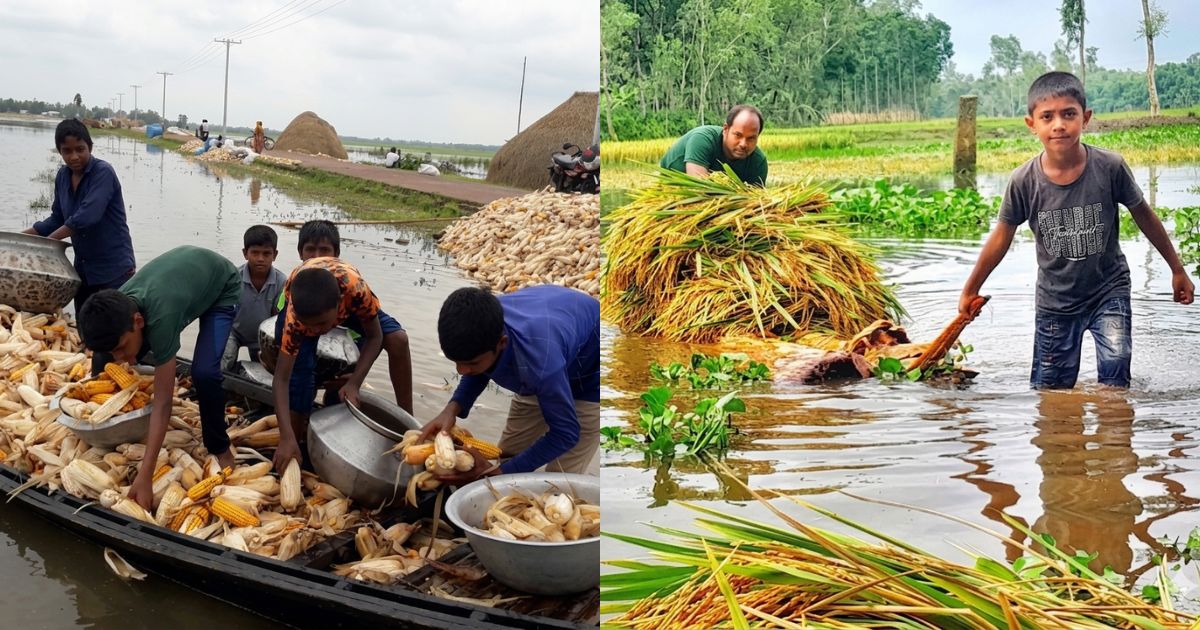 উত্তরবঙ্গে কৃষকের হাহাকার, আগাম বৃষ্টি আর বাজার মন্দায় ফিকে হচ্ছে ঈদের আনন্দ