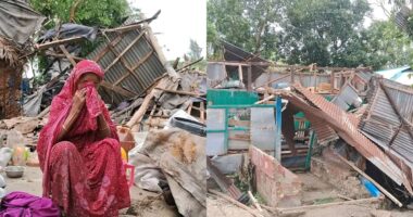 এক ঝড়েই শেষ সম্বল হারাল মনপুরার বহু পরিবার, ঈদের আনন্দ বদলে গেল কান্নায়