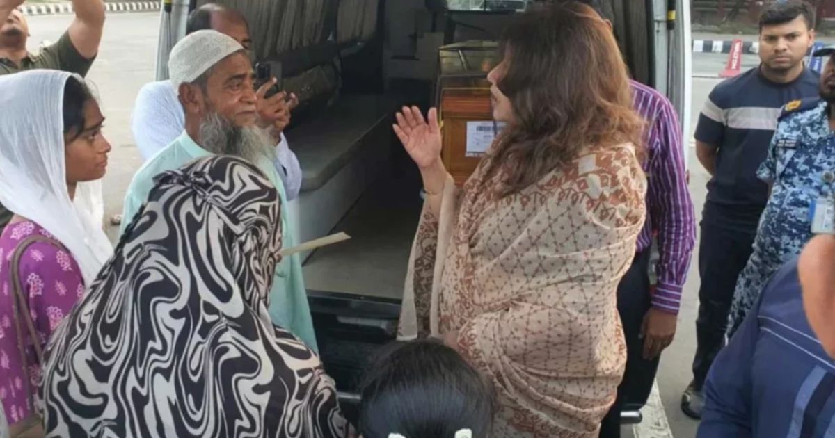 দেশে ফিরল ইরাকে নিহত শ্রাবনের মরদেহ, গ্রহণ করলেন পররাষ্ট্র প্রতিমন্ত্রী