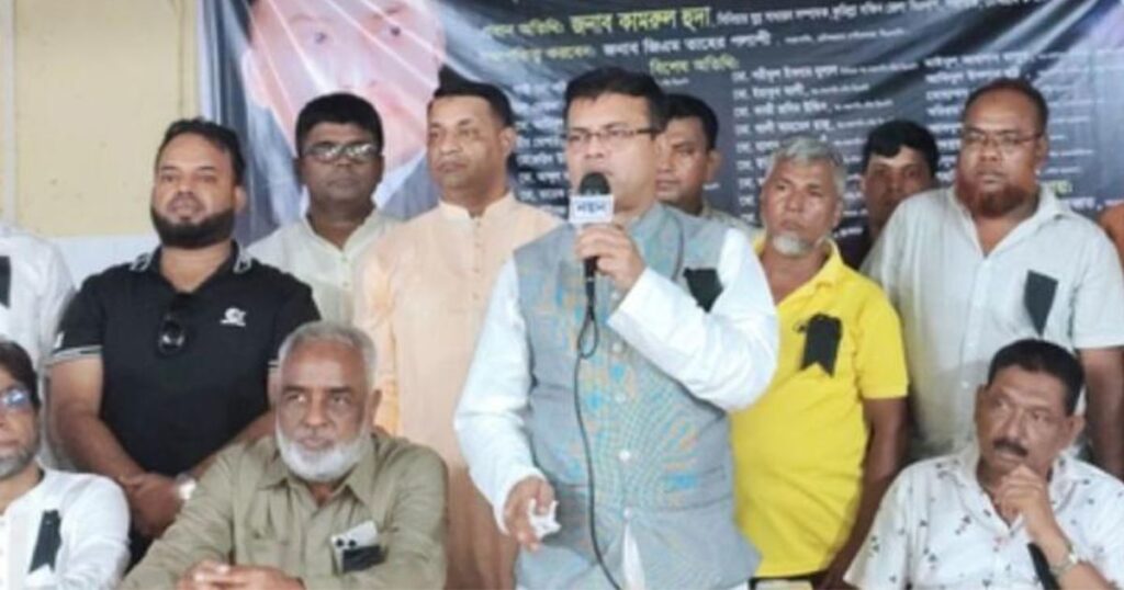 জামায়াত সুযোগ পেলে মসজিদের দানবাক্সের টাকাও আত্মসাৎ করবেঃ কামরুল হুদা
