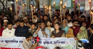 বিদ্যুৎ ও জ্বালানির দাম বাড়ানোর প্রতিবাদে এনসিপির বিক্ষোভ