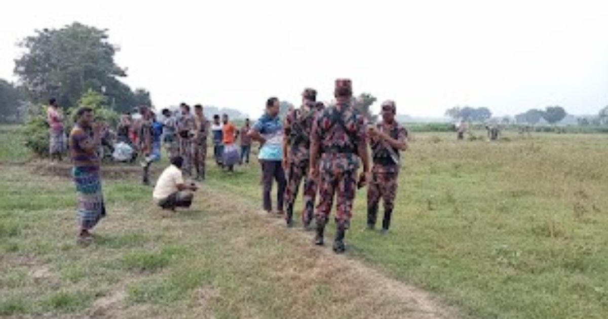 সীমান্তের বিএসএফের পুশ ইনের ব্যার্থ চেষ্টা, বিজিবির কঠোর অবস্থান