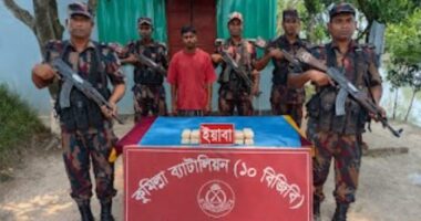 কুমিল্লা সীমান্তে বিজিবির বিশেষ অভিযানে প্রায় ৬০ লাখ টাকার ইয়াবাসহ এক মাদক ব্যবসায়ী আটক