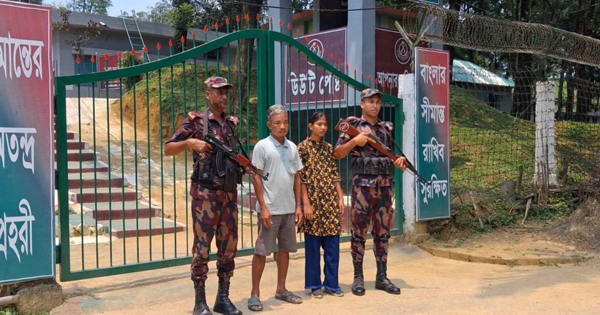 সীমান্ত দিয়ে ভারতে নেওয়ার সময় কিশোরী উদ্ধার, আটক পাচারকারী
