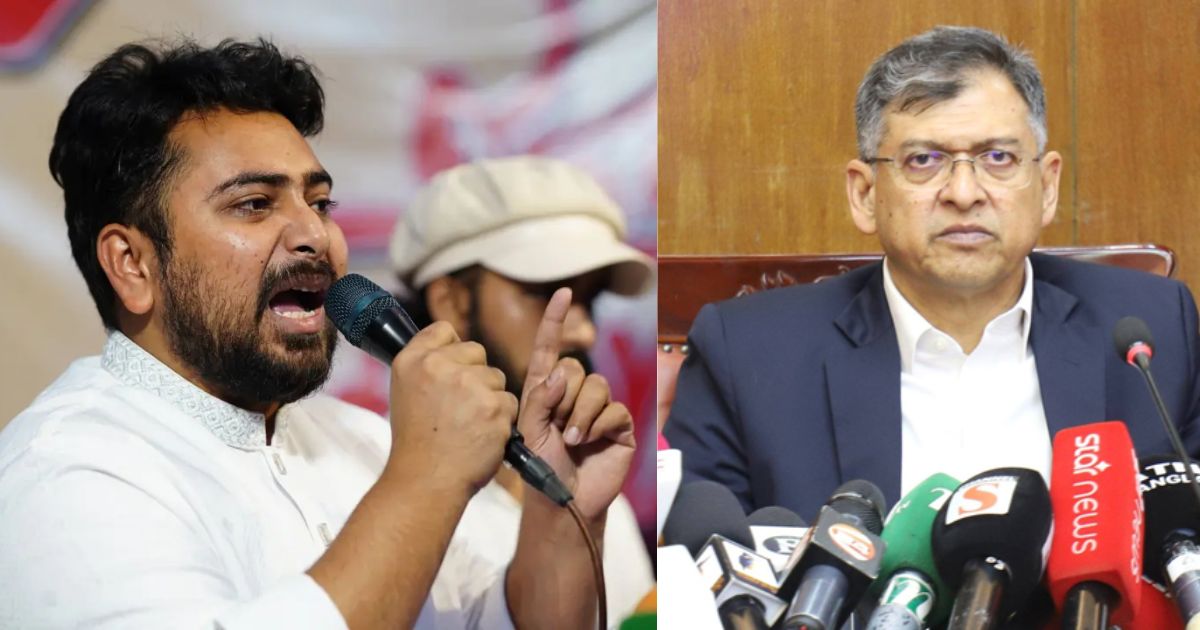সীমান্ত হত্যা নিয়ে স্বরাষ্ট্রমন্ত্রীর বক্তব্য ‘জাতির জন্য লজ্জার’: নাহিদ ইসলাম