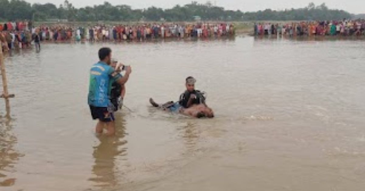 দুর্গাপুরে নদীতে গোসলে নেমে যুবকের মৃত্যু