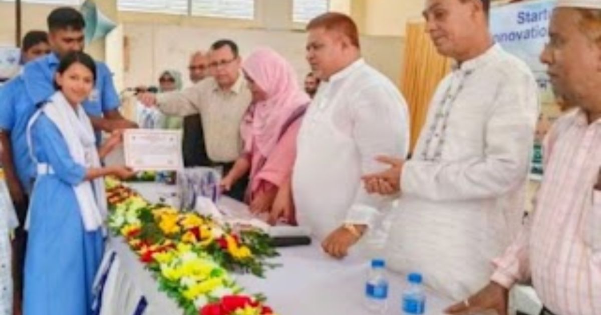 নাসিরনগরে ইনোভেশন মেলায় বিজয়ীদের পুরস্কার দিলেন এমপি এমএ হান্নান