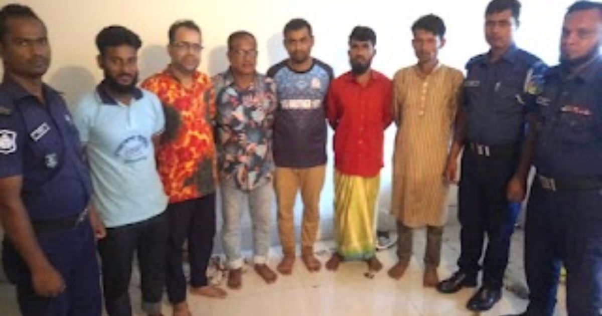 আওয়ামী লীগ ও অঙ্গ সংগঠনের ৬নেতাকর্মী গ্রেপ্তার