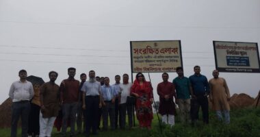 রবীন্দ্র বিশ্ববিদ্যালয়ের স্থায়ী ক্যাম্পাসের জন্য নির্ধারিত স্থান পরিদর্শন করলেন উপাচার্য অধ্যাপক তাহ্‌মিনা আখতার