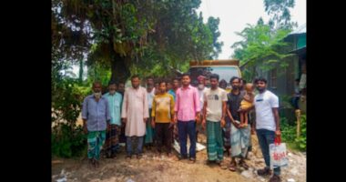 নিজ উদ্যোগে ১ কিলোমিটার রাস্তা সংস্কার করলেন চেয়ারম্যান পদপ্রার্থী মোঃ সুমন মৃধা