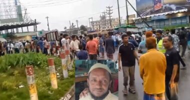 ট্রাকচাপায় সিএনজি চালক নিহত, মহাসড়ক অবরোধ