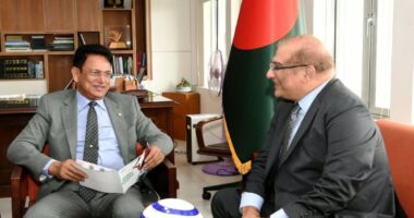 শিক্ষামন্ত্রীর সঙ্গে পাকিস্তান হাইকমিশনারের সৌজন্য সাক্ষাত
