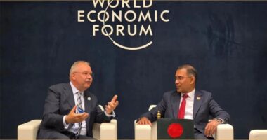 ওয়ার্ল্ড ইকোনমিক ফোরামের অনুষ্ঠানে যোগ দিলেন প্রধানমন্ত্রী