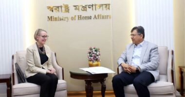 স্বরাষ্ট্রমন্ত্রীর সঙ্গে যুক্তরাজ্যের হাইকমিশনারের বৈঠক