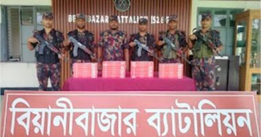 বড়লেখা সীমান্তে বিজিবির অভিযান, ৩০০ প্যাকেট ভারতীয় মন্ড সিগারেট জব্দ