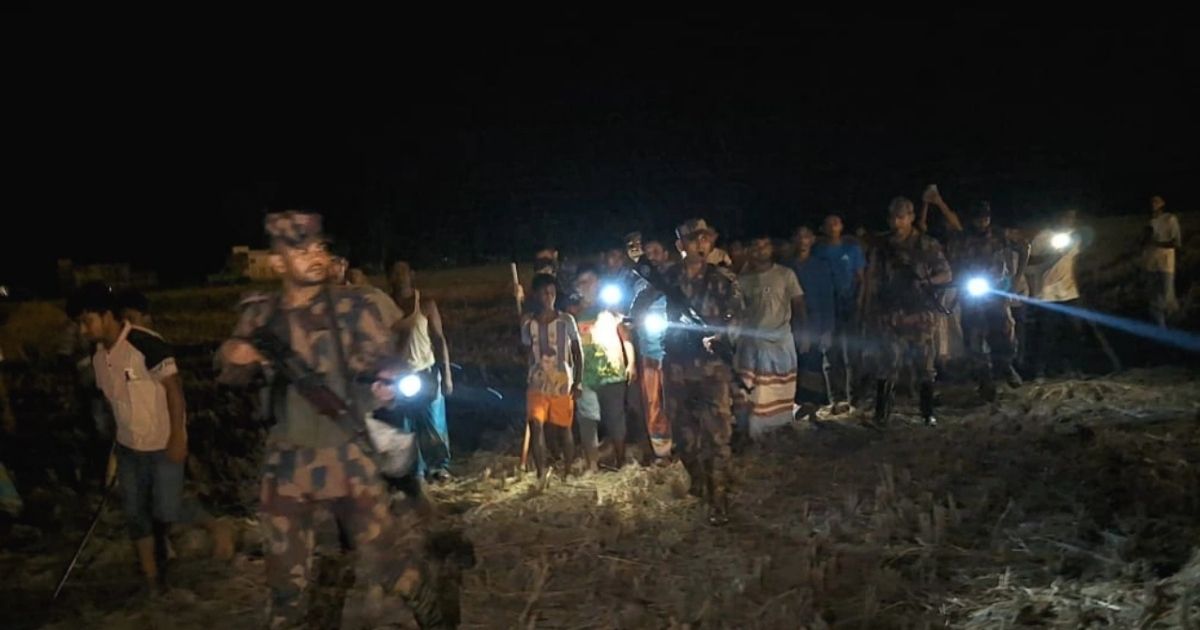 সীমান্তে বিএসএফের পুশইন চেষ্টা ব্যর্থ, রাতভর পাহারায় বিজিবি-স্থানীয়রা