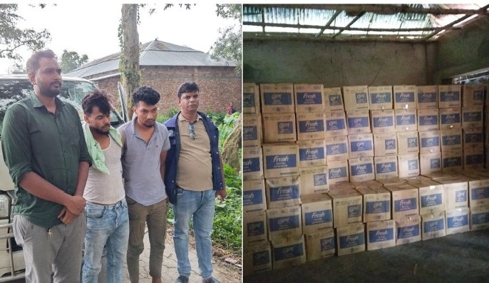 মুন্সিগঞ্জে ডাকাতি হওয়া ৬৪৩ কার্টুন সয়াবিন তেল শেরপুরে উদ্ধার, আটক ২