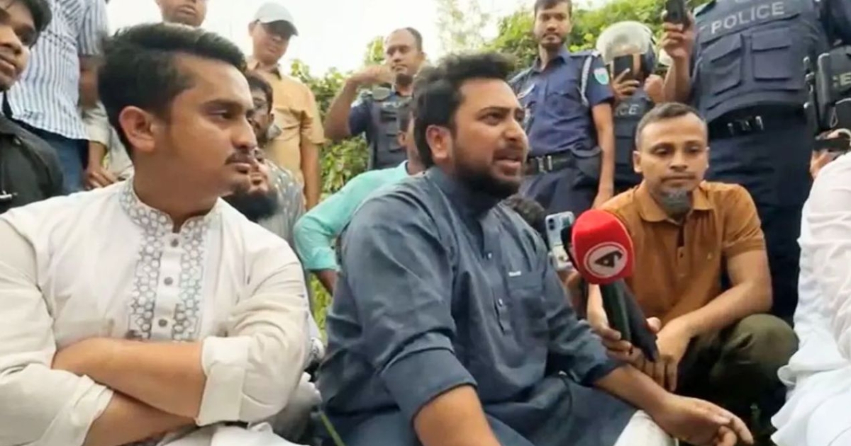 “আমরা ঢাকা থেকে হবিগঞ্জে এসেছি, মামলা করব তারপর ফিরে যাব”: নাহিদ ইসলাম