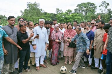 দুই এমপির উপস্থিতিতে মুন্সিগঞ্জে ক্রীড়াঙ্গনে নতুন সংযোজন