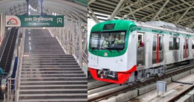 প্রতিষ্ঠাবার্ষিকী উপলক্ষে আজ ৩ ঘণ্টা বন্ধ থাকবে ঢাবি মেট্রো স্টেশনের স্টপেজ
