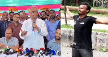 আমি চীনের প্রাচীর দেখিনি, চীনের প্রাচীরের মতো দাঁড়িয়ে থেকে কীভাবে গুলি খেতে হয়, সেই দৃশ্য আমি দেখেছি: রিজভী