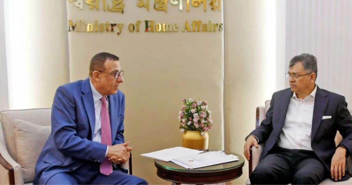 স্বরাষ্ট্রমন্ত্রীর সঙ্গে ফিলিস্তিনের রাষ্ট্রদূতের সাক্ষাৎ