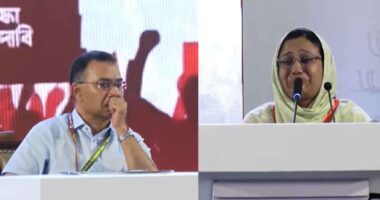 জুলাই জাতীয় সম্মেলনে শহীদ পরিবারের স্মৃতিচারণে কেঁদে ফেললেন প্রধানমন্ত্রী