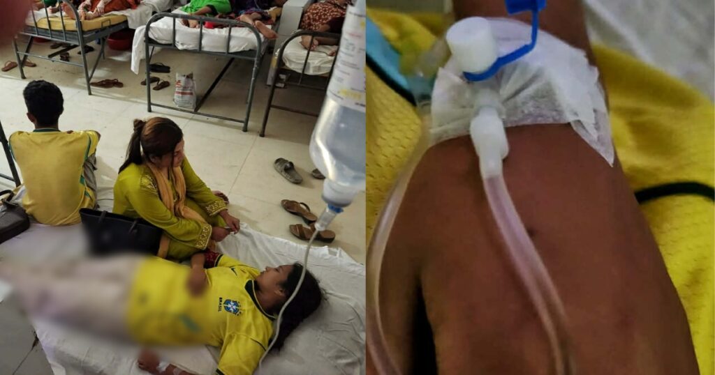ব্রাজিলের হারে অসুস্থ হয়ে হাসপাতালে ভর্তি নারী সমর্থক