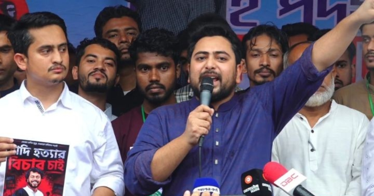 এক দলকে সরিয়ে আরেক দলকে লুটপাটের সুযোগ দিতে আন্দোলন হয়নি: নাহিদ ইসলাম