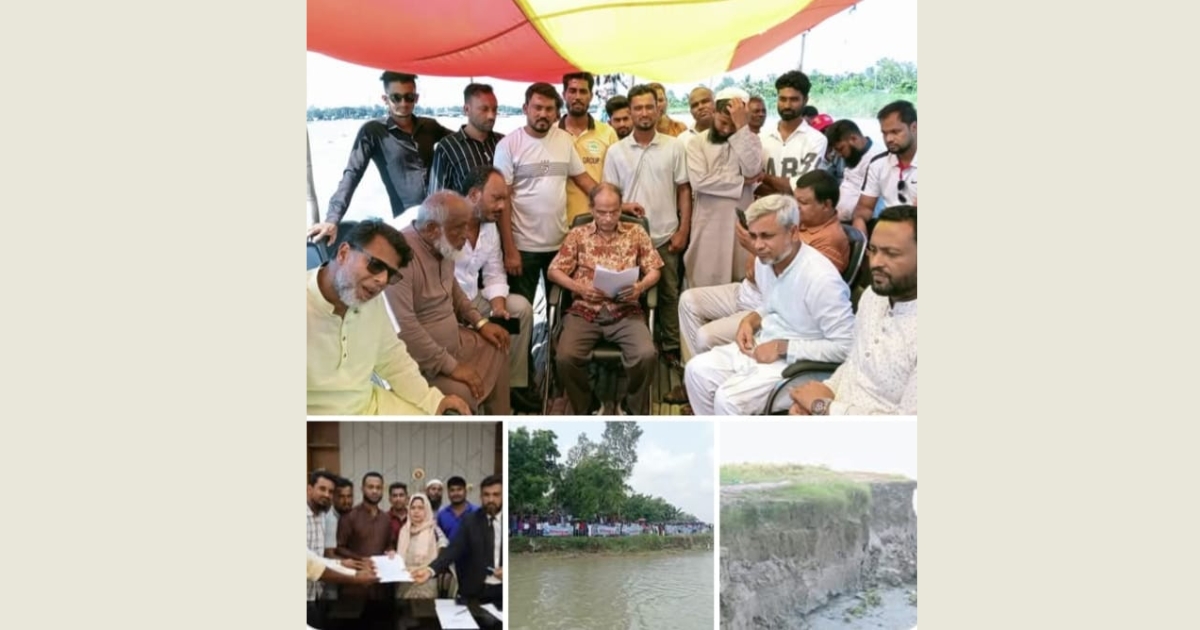 সেতু, স্থায়ী বেড়িবাঁধ ও পাকা সড়কের অপেক্ষায় লক্ষাধিক মানুষ