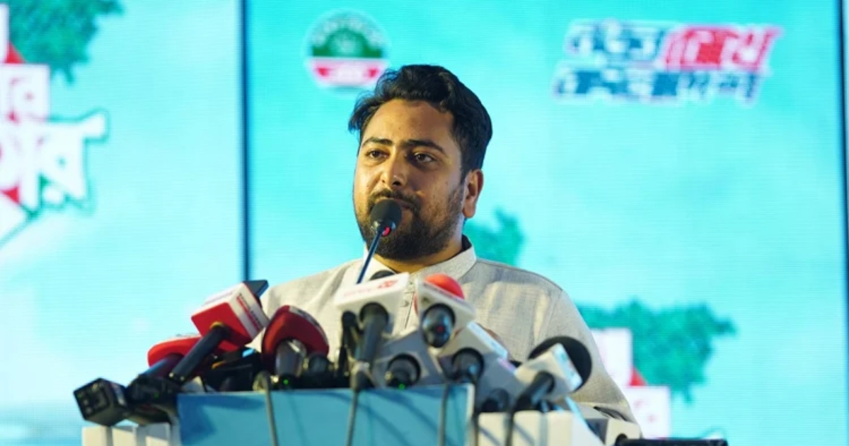 বিএনপি বারবার জনগণের প্রত্যাশার সঙ্গে প্রতারণা করেছে: নাহিদ ইসলাম