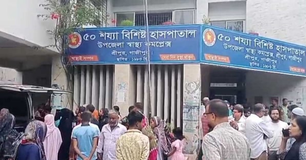 গাজীপুরে রাস্তা পার হতে গিয়ে কভার্ড ভ্যানের চাপায় ৯ মাসের শিশুসন্তানসহ দম্পতি নিহত