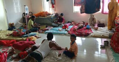 আমতলীতে হামের প্রাদুর্ভাব, হাসপাতালে অ্যান্টিবায়োটিক ও ডিএনএস স্যালাইনের সংকট