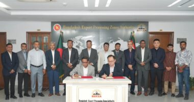 বেপজা অর্থনৈতিক অঞ্চলে ৩০ মিলিয়ন ডলার বিনিয়োগ করবে চীনা প্রতিষ্ঠান হুয়ারান টেক্স