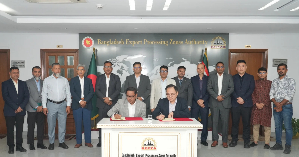 বেপজা অর্থনৈতিক অঞ্চলে ৩০ মিলিয়ন ডলার বিনিয়োগ করবে চীনা প্রতিষ্ঠান হুয়ারান টেক্স